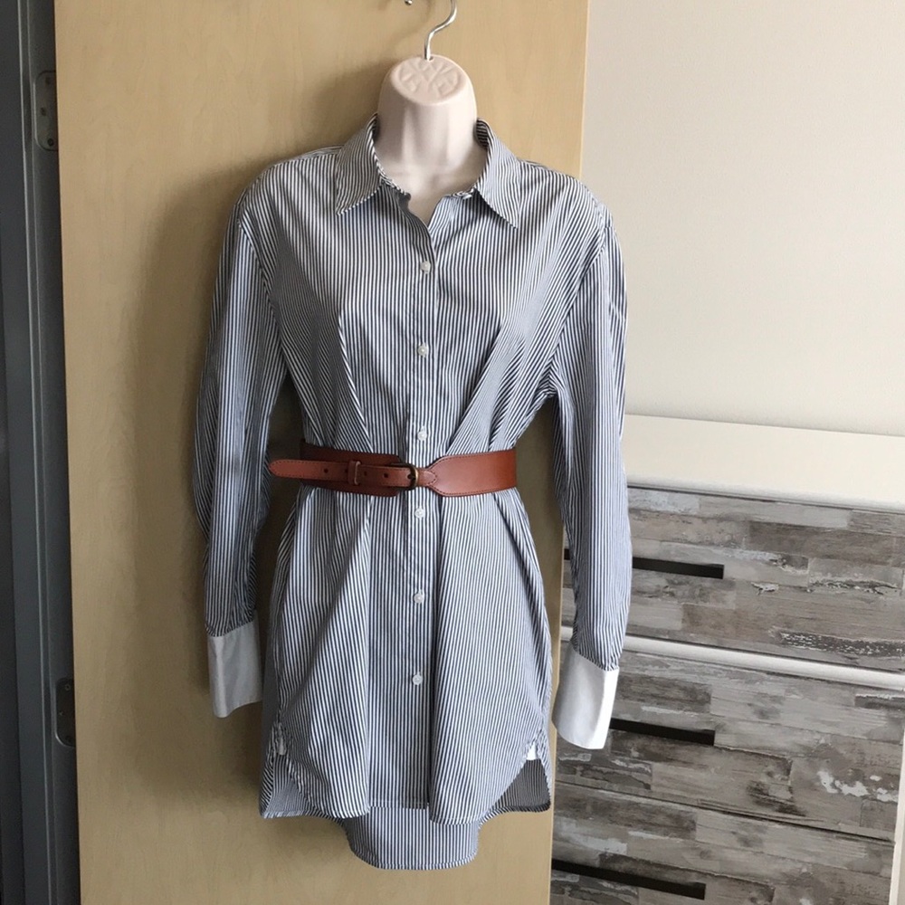 NWT Kenneth Cole Oversized Shirt Dress Tunic Sz S